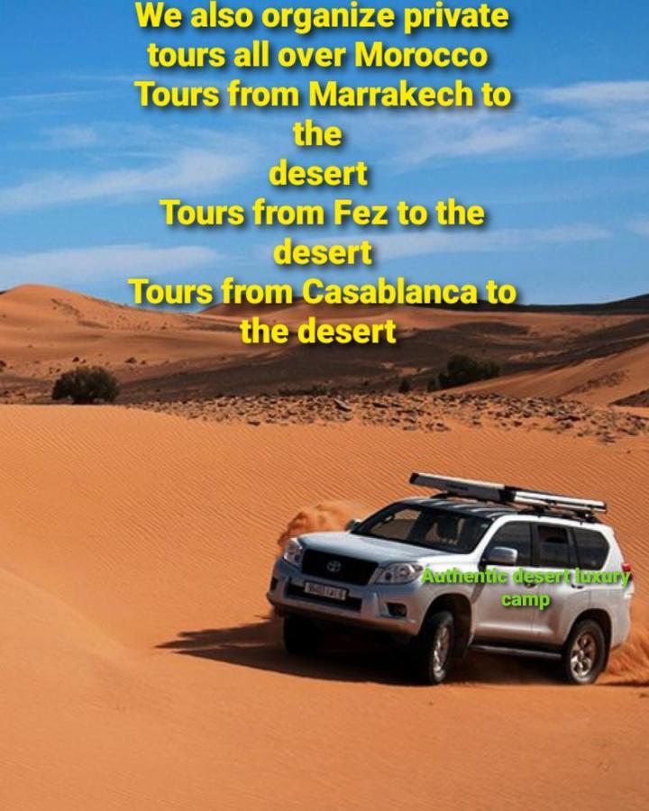 Authentic Desert Luxury Camp Merzouga Ngoại thất bức ảnh